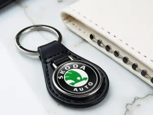 Skoda Porta Chiavi Personalizzato Chic Minimo Look Sport